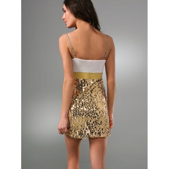 Free People Stephs Sparkle Sequin Mini Tank Dress - Picture 2 of 8
